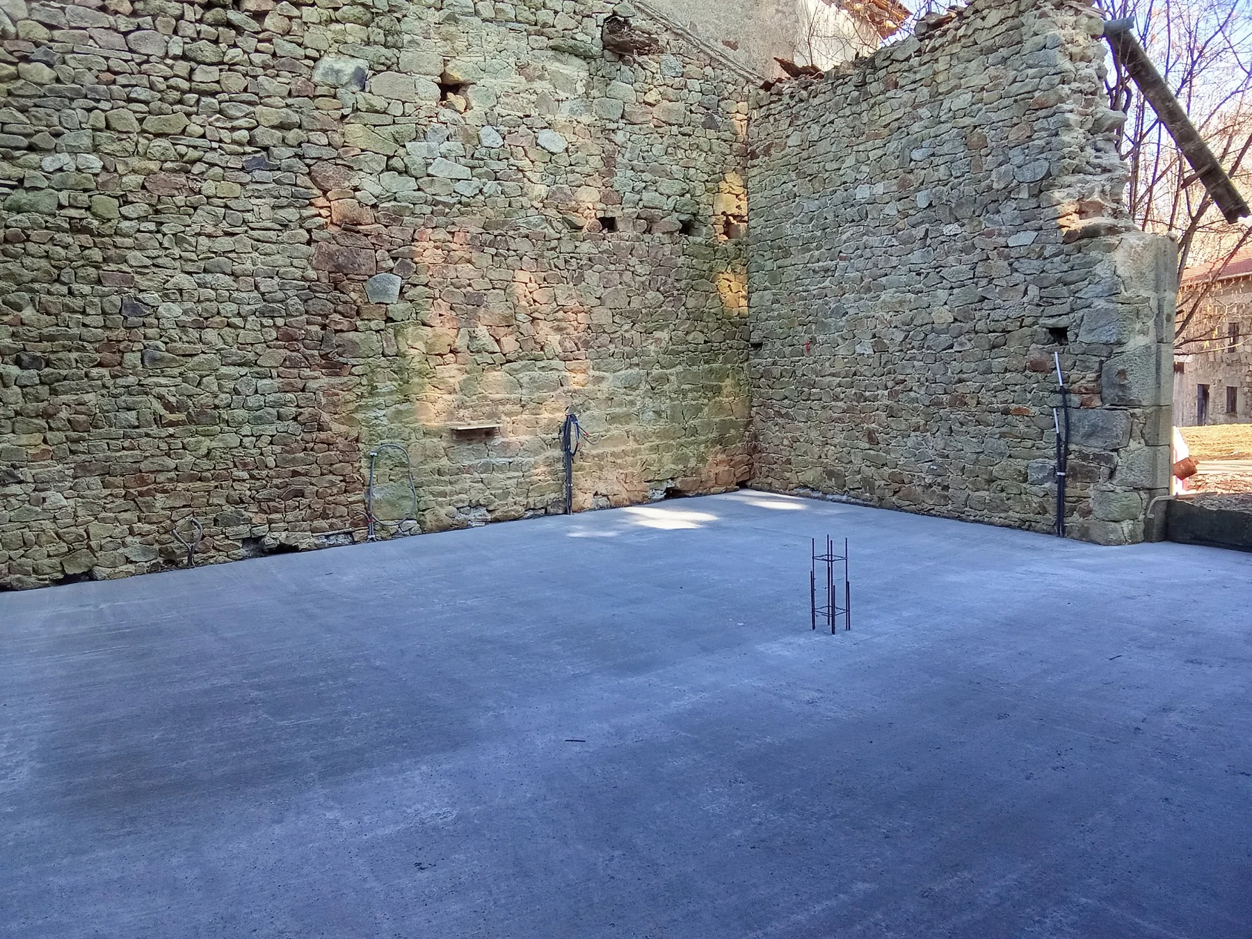 Dalle béton terminée